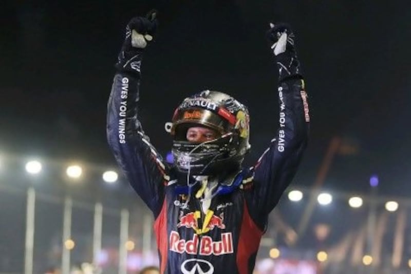 Red Bull driver Sebastian Vettel won the Singapore F1 Grand Prix.