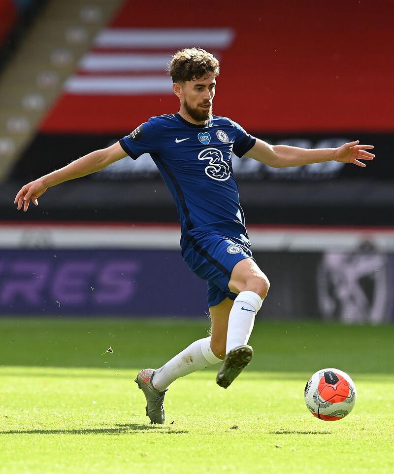 Jorginho - 6: Italian back in team after spell on bench and his usual neat and tidy self but was caught in possession a few times as Chelsea capitulated. Getty