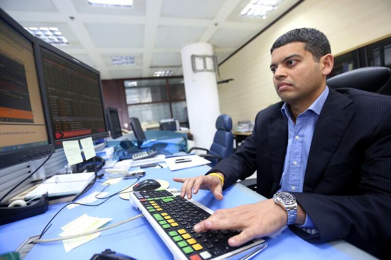 Ram Mohan, a portfolio manager at Invest AD, has confidence in the region’s bonds and sukuk. Sammy Dallal / The National