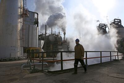 Some in Iran blame accidents at industrial sites such as oil refineries on Israel. AP 
