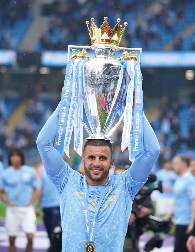 Kyle Walker 8 – The right-back marked his 125th Premier League appearance for City with some quality one-twos along the right wing. He also kept City’s defence tight and made some good tackles. EPA
