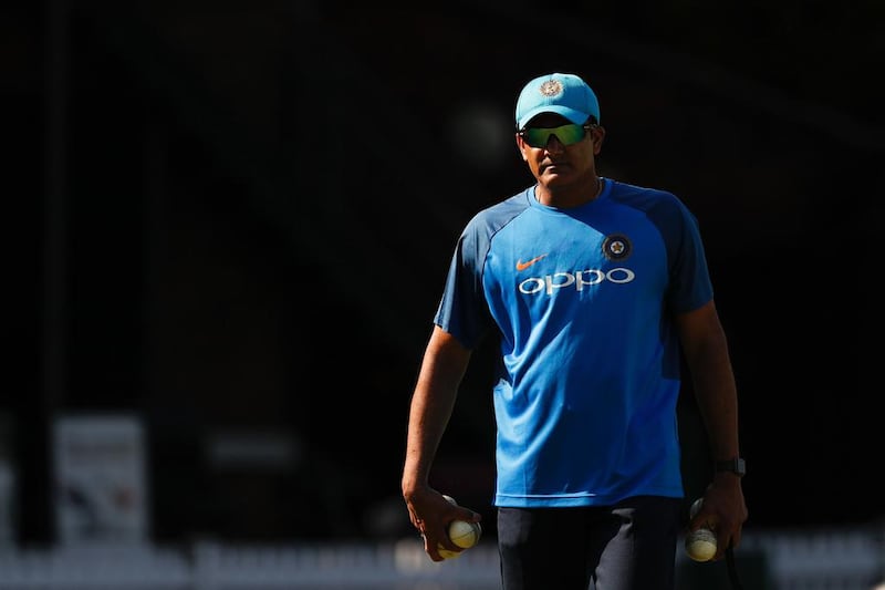 Anil Kumble has done an exceptional job as India coach but is not guaranteed to keep his job. AFP 