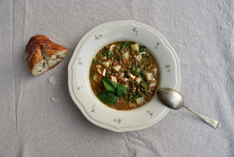 Use whole masoor for this Lebanese-inspired lentil soup. Photo: Nicole Barua