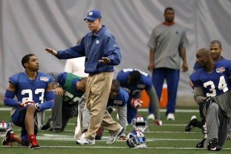Tom Coughlin is going for a second Super Bowl ring with the New York Giants.