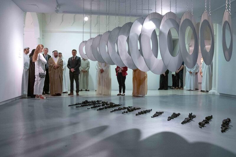 Dr. Sheikh Sultan bin Muhammad Al Qasimi, Supreme Council Member and Ruler of Sharjah, today inaugurated the 22nd edition of Sharjah Islamic Arts Festival, under the theme, ‘Prospect’ organised by the Cultural Affairs Department at the Sharjah Department of Culture, at the Sharjah Art Museum. WAM