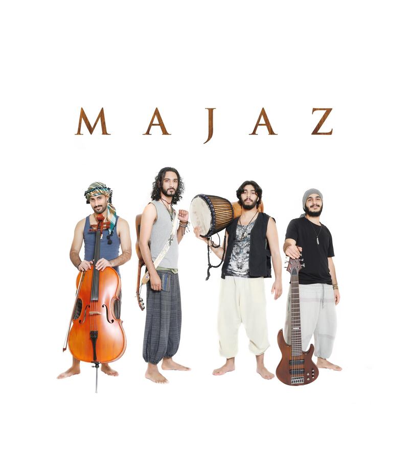 Bahraini four-piece Majaz blend a variety of genres. Courtesy Wasla