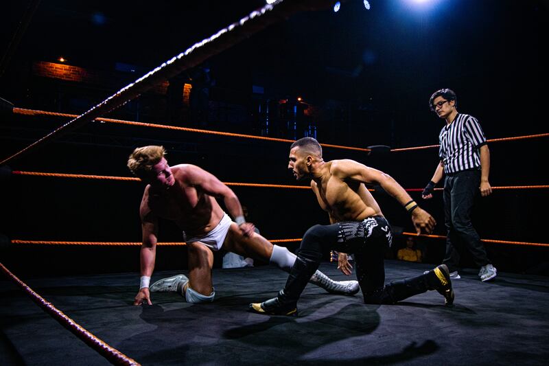 WrestleFest DXB is where the first Dubai World Wrestling Champion will be named after the Dubai Sports Council gave the event its stamp of approval in May. Photo: WrestleFest DXB