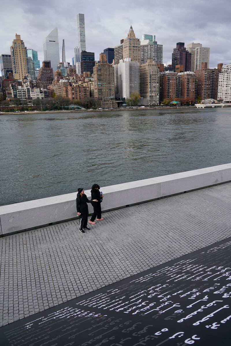 Franklin D Roosevelt Four Freedoms State Park is located on an island in the East River. AP