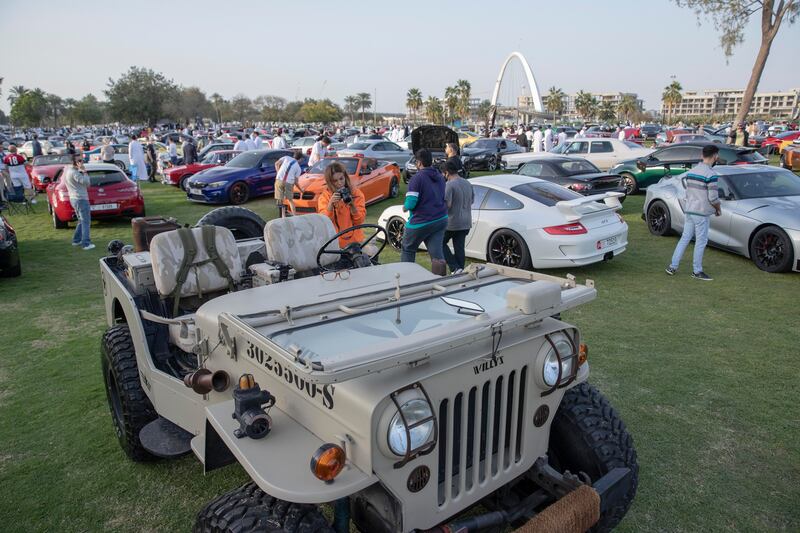 Spotted: a classic Willy's US Army general purpose vehicle at The Grand Picnic.