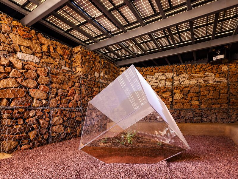 Stephanie Deumer has created an underground greenhouse for 'Under the Same Sun'.