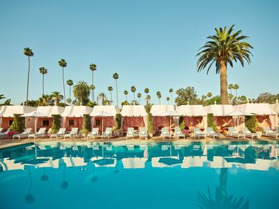 The pool at The Beverly Hills Hotel. Photo: The Dorchester Collection