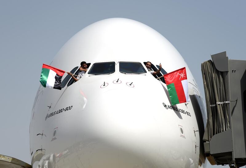 Emirates will run the world's shortest super jumbo flight from Dubai to Muscat. Courtesy Emirates 
