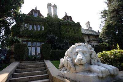 View of the Playboy Mansion, once owned by US 'Playboy Magazine' publisher Hugh Hefner in Beverly Hills, California. AFP