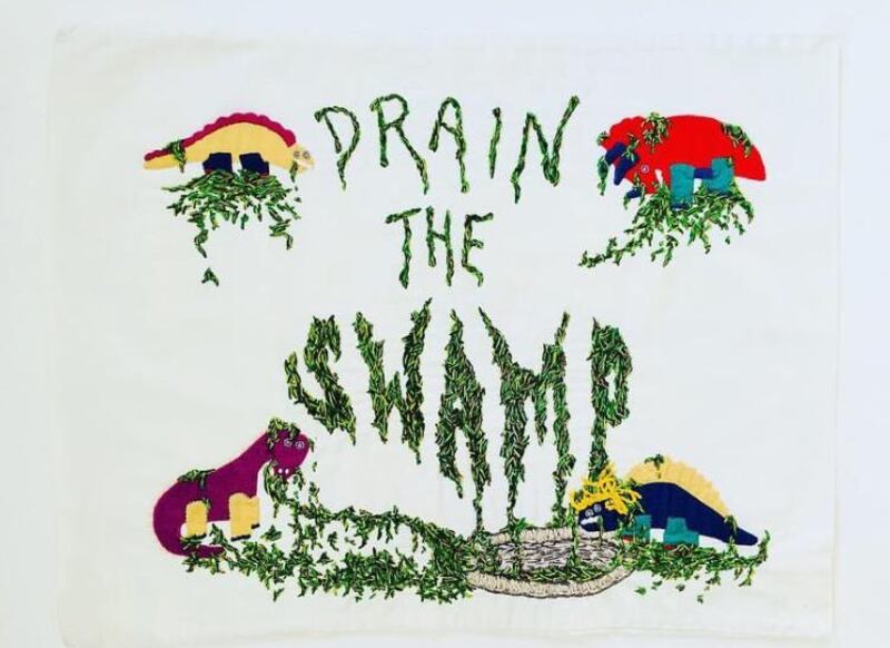 'Drain the Swamp' by Danielle Otis (@otis.danielle). Courtesy Tiny Pricks Project