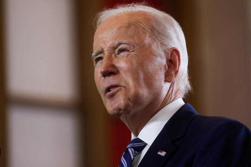 US President Joe Biden delivers an economic policy speech in Chicago, Illinois, on June 28. Reuters
