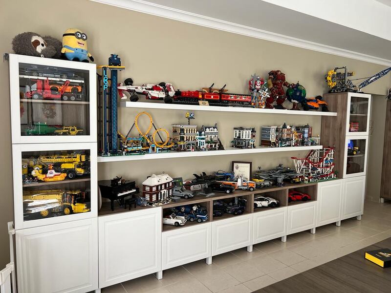 Dubai couple Catherine and Ieuan Rees have a house full of Lego, amounting to a million blocks worth an estimated Dh400,000. All photos: Catherine and Ieuan Rees