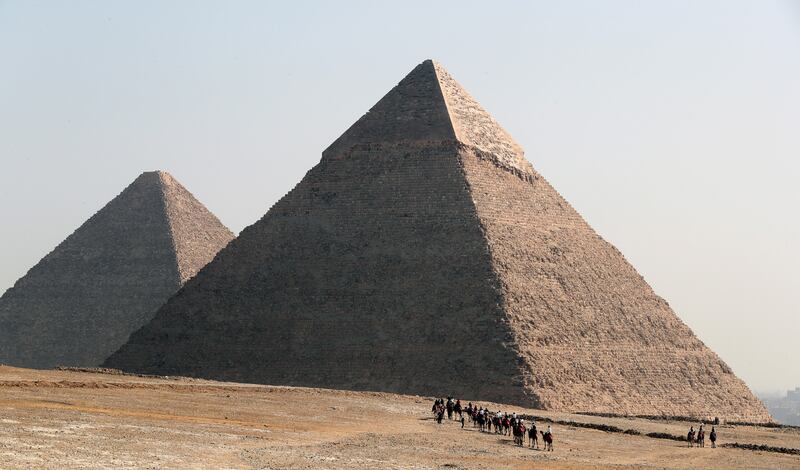 The attack occurred in a village near the Giza pyramids plateau.  EPA
