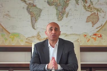 UAE Minister of State and Ambassador to the United States Yousef Al Otaiba speaks to The National about his decision to address the Israeli public directly on the issue of annexation. The National screen grab 