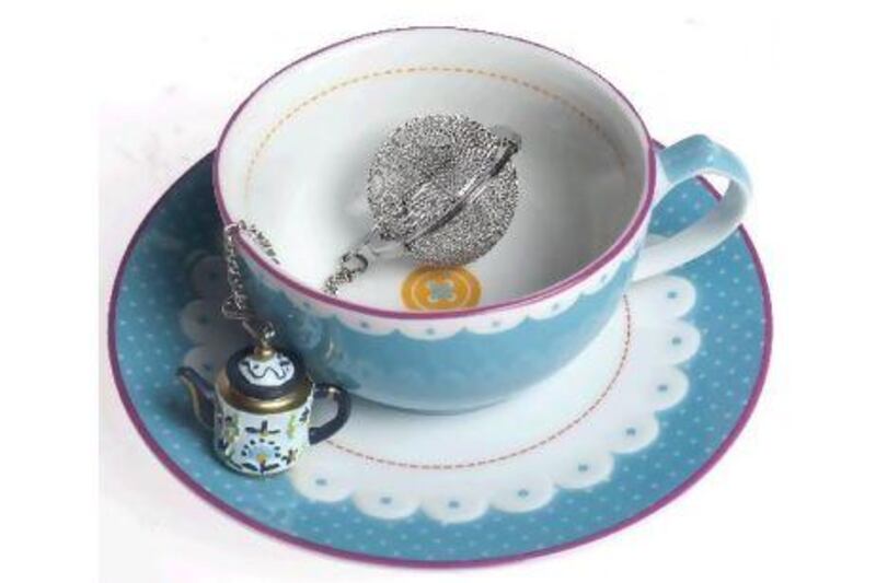 Teacup and saucer from Little Luxuries. Andrew Henderson / The National
