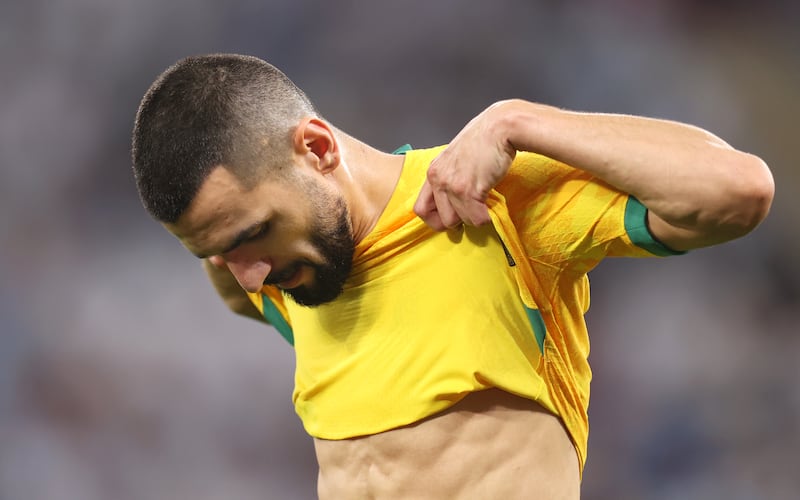 Aziz Behich - 6. Battled well and also made some good ventures forward. Shortly after having a disagreement with Messi, he conceded a cheap free-kick with a challenge on Gomez with Messi scoring in the aftermath. Was desperately unlucky that Martinez blocked his shot after a brilliant run. Getty