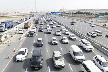 Congestion is a problem across the UAE