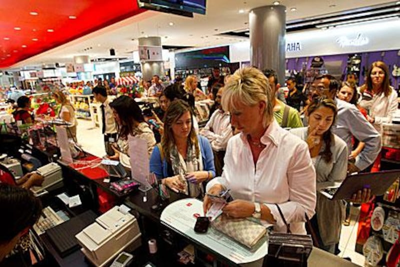 Madonna tickets went on general sale at midday yesterday and fans queued to buy theirs at Virgin Megastore in Mall of the Emirates.