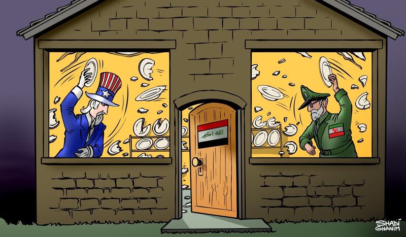 Our cartoonist Shadi Ghanim's take on heightening US-Iran tensions in Iraq.