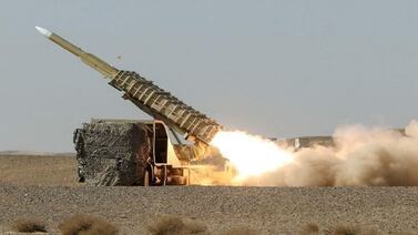 A handout photo made available by the Iranian Army office on October 21, 2020, shows an Iranian air defence system during the first day of the air defense exercise of 'Aseman Velayat 99', in an unidentified location in Iran. The Iranian armed forces today launched military air defense exercises to test "local" systems, state media reported, three days after the expiration, according to Tehran, of a UN embargo on the sale of weapons to Iran. (Photo by Iranian Army office / AFP) / XGTY / === RESTRICTED TO EDITORIAL USE - MANDATORY CREDIT "AFP PHOTO / HO / IRANIAN ARMY OFFICE" - NO MARKETING NO ADVERTISING CAMPAIGNS - DISTRIBUTED AS A SERVICE TO CLIENTS === - XGTY / === RESTRICTED TO EDITORIAL USE - MANDATORY CREDIT "AFP PHOTO / HO / Iranian Army office" - NO MARKETING NO ADVERTISING CAMPAIGNS - DISTRIBUTED AS A SERVICE TO CLIENTS === / 