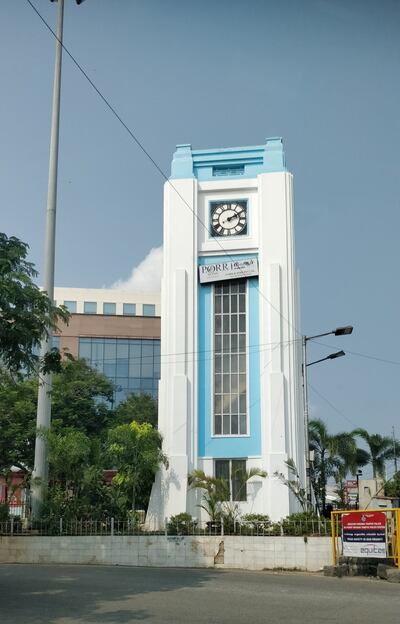 The Art Deco-style Royapettah Clock Tower was built in the 1920s. Kalpana Sunder for The National