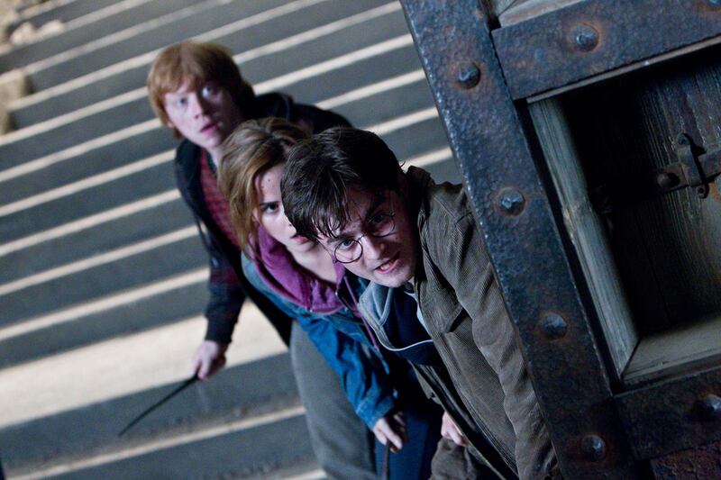 From left, Rupert Grint, Emma Watson and Daniel Radcliffe starred in all eight films. Photo: Warner Bros