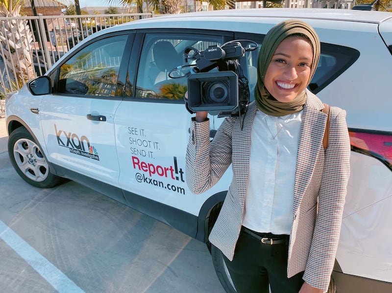 Tahera Rahman made history by being the first TV news reporter to wear the hijab on air back in 2018. Photo: Tahera Rahman