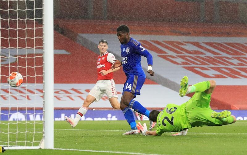 Kelechi Iheanacho - 7: Had what looked a legitimate goal chalked off and tested Martinez with a volley before making way for Barnes on the hour. Reuters