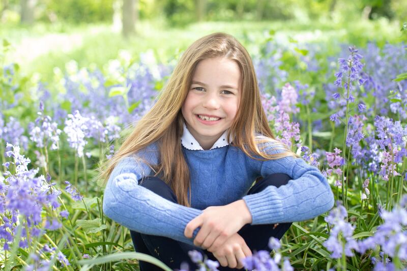 Portrait of Charlotte taken by her mother Kate for her seventh birthday. EPA / The Duchess of Cambridge