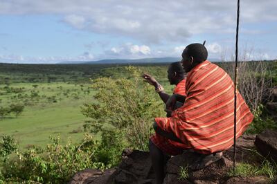 In Responsible Travel's family safari, visitors are guided by Kenya's indigenous Masai people. Courtesy Basecamp Explorer