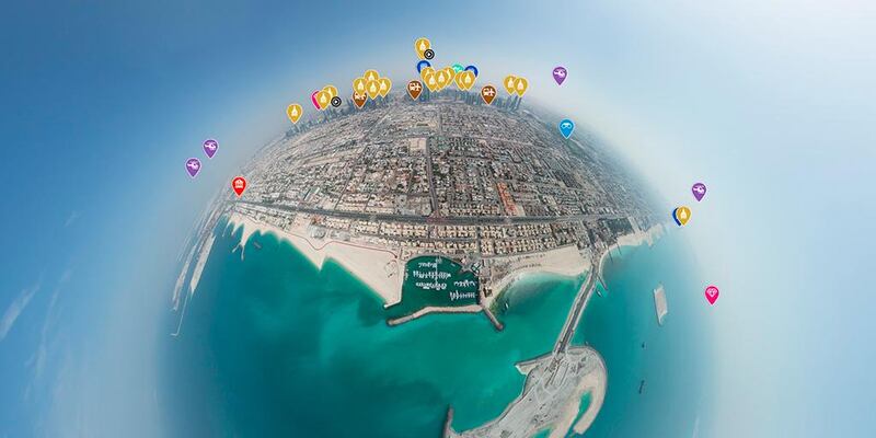 A total of 500,000 individual photographs were needed to create the still and time-lapse panoramas. Courtesy Dubai360