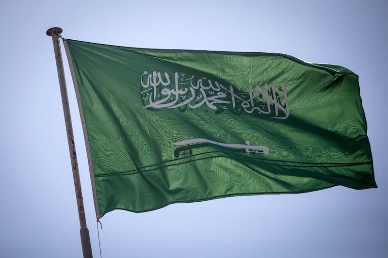 ISTANBUL, TURKEY - OCTOBER 05: The Saudi Arabia national flag is seen above the Saudi Arabia Consulate on October 5, 2018 in Istanbul, Turkey.  Saudi Consulate officials have said that missing writer and Saudi critic Jamal Khashoggi went missing after leaving the consulate, however the statement directly contradicts other sources including Turkish officials who believe that the writer is still inside and being held by Saudi officials. Jamal Khashoggi a Saudi writer critical of the Kingdom and a contributor to the Washington Post was living in self -imposed exile in the U.S.  (Photo by Chris McGrath/Getty Images)