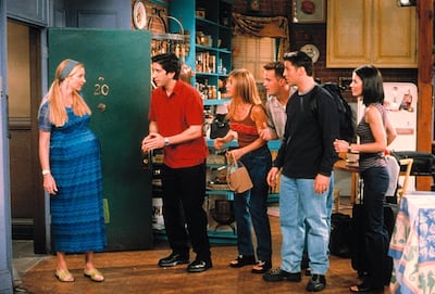 The moment Phoebe's water broke in 'Friends'