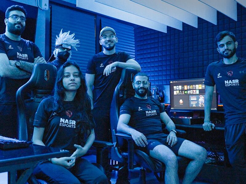 The Nasr Esports will be one of eight competing in the 'Counter-Strike: Global Offensive' tournament. Photo: Nasr Esports