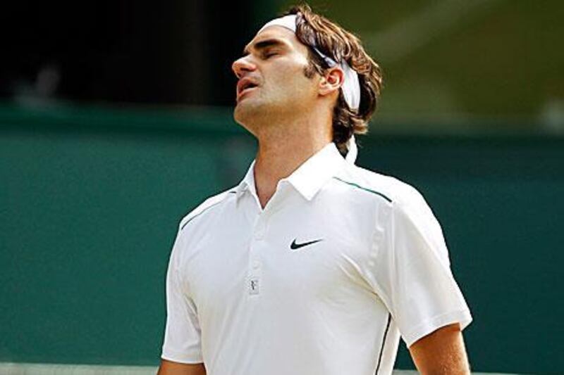 Roger Federer was denied a record-equalling seventh Wimbledon title to level with Pete Sampras.