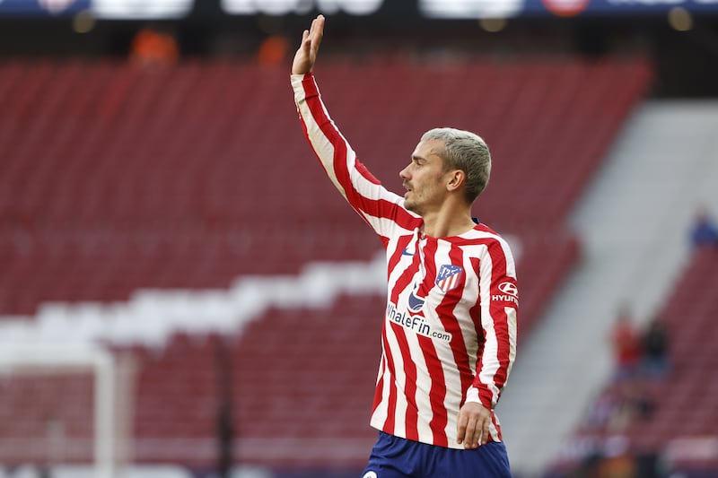 Atletico Madrid striker Antoine Griezmann earns £211,000 a week. EPA