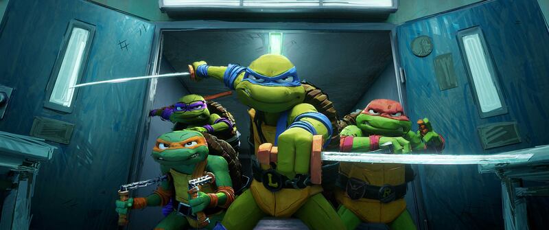 The seventh theatrical Teenage Mutant Ninja Turtles movie reboots the franchise for today's teenage audiences. Photo: Paramount Pictures