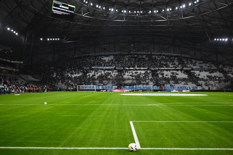 Spectators leave the Stade Velodrome in Marseille. AFP