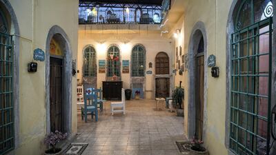 Inside Baytna Mosul cultural center headquarters in the old city of Mosul. Haider Husseini/ The National