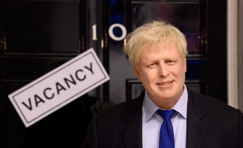 A wax figure of Boris Johnson at Madame Tussauds in London. Reuters