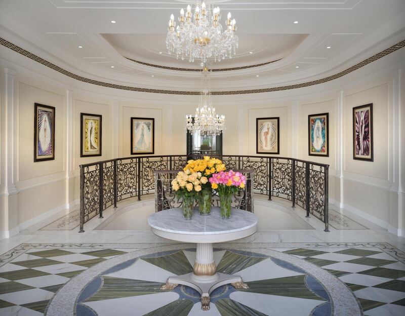 Imperial Suite foyer. Courtesy Palazzo Versace