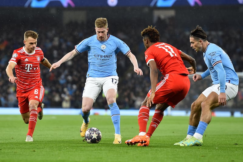 Kevin De Bruyne - 7. A quick one-two with Gundogan almost led to a chance to double City's lead on the stroke of half-time. Wasn’t at his mercurial best. EPA 