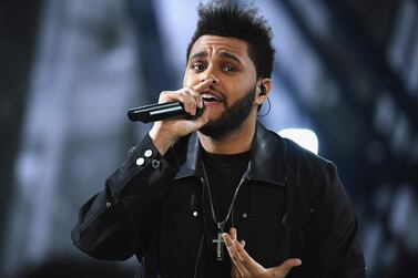 The Weeknd, pictured in 2016, is set to headline the Super Bowl LV halftime show in 2021. Getty Images