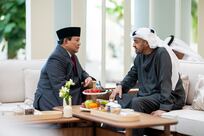 President Sheikh Mohamed holds talks with president-elect of Indonesia