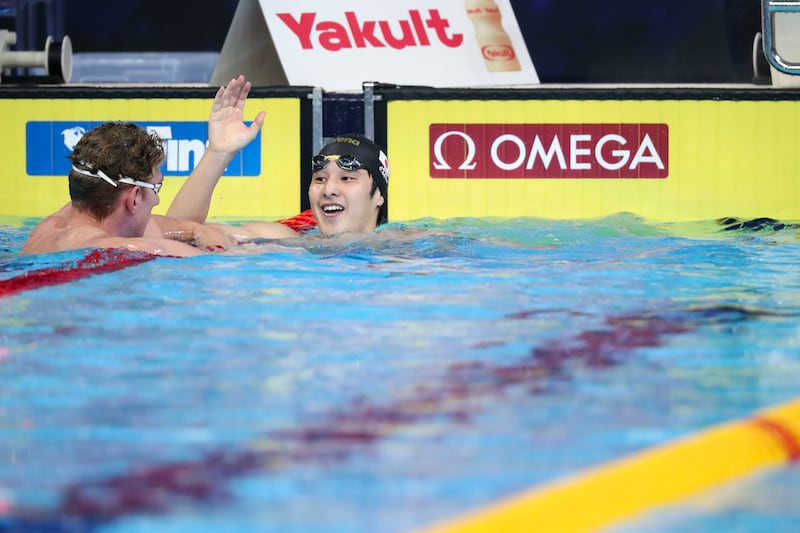 Daiya Seto from Japan won the men's 400m individual medley.