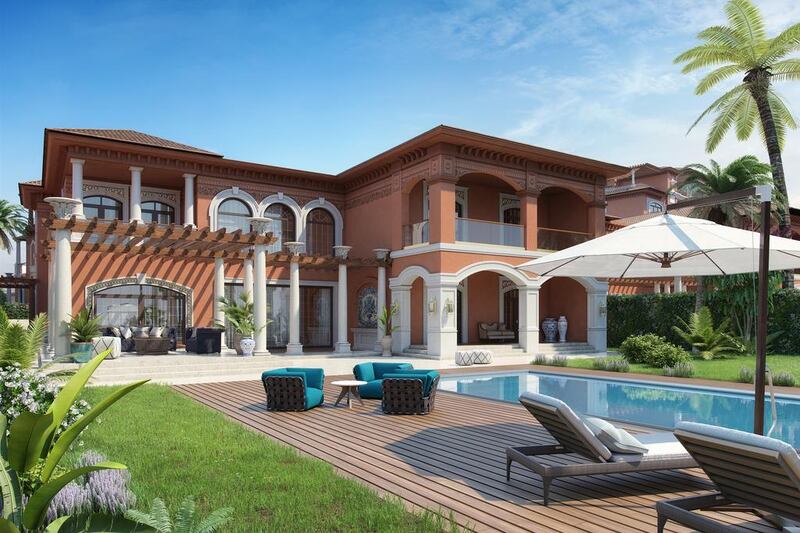 Forum Group plans to launch its first Dubai venture with 22 luxury villas covering 500,000 square feet on the Palm Jumeirah. Courtesy Forum Group